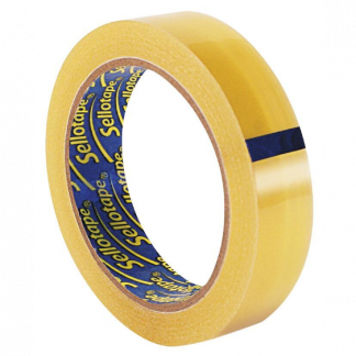 Sellotape Tape Original Golden Easy Tear Polypropylene 24mm x 66m