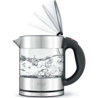 SAGE by Heston Blumenthal Compact Pure BKE395UK Jug Kettle - Stainless Steel & Glass, Stainless Steel