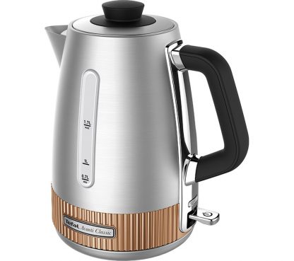 TEFAL Avanti Classic KI290F40 Traditional Kettle - Silver & Copper, Silver