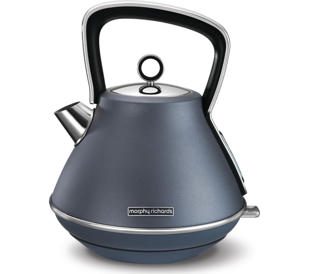 MORPHY RICHARDS Evoke Pyramid Traditional Kettle - Steel Blue, Blue