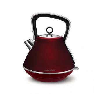 MORPHY RICHARDS Evoke One Traditional Kettle - Red, Red