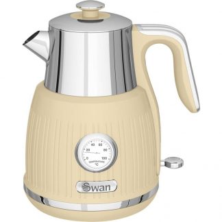 SWAN Retro SK31040CN Jug Kettle - Cream, Cream