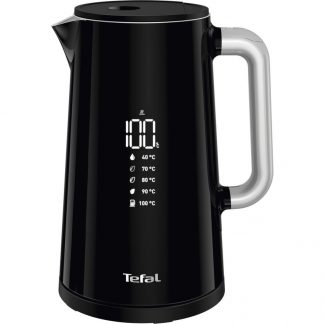 TEFAL Smart N Light KO853840 Jug Kettle - Black, Black