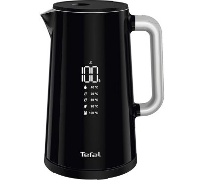 TEFAL Smart N Light KO853840 Jug Kettle - Black, Black
